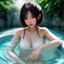 用户头像，中年女性侧面肖像照，文艺气质，柔和光线